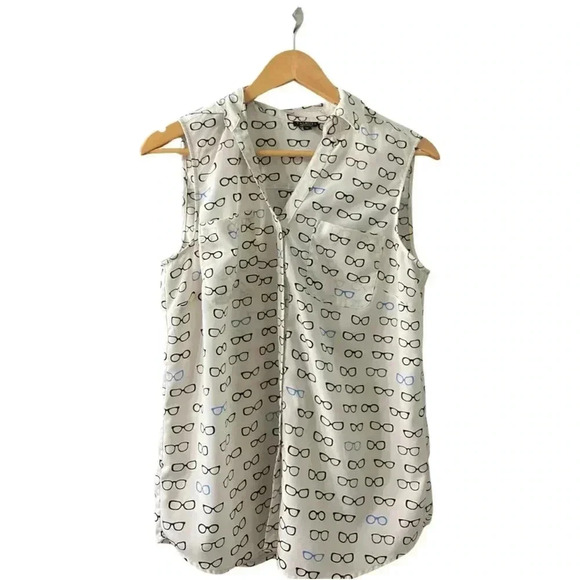 Talbots Glasses/frames sleeveless tank top shirt size Lp - Picture 1 of 3